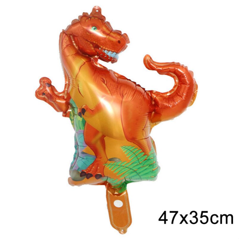 The 1pcs Giant Dinosaur Foil Balloon Children's Dinosaur Party Birthday Decorations Balloons Kids Toys Boys Animal Balloons: M