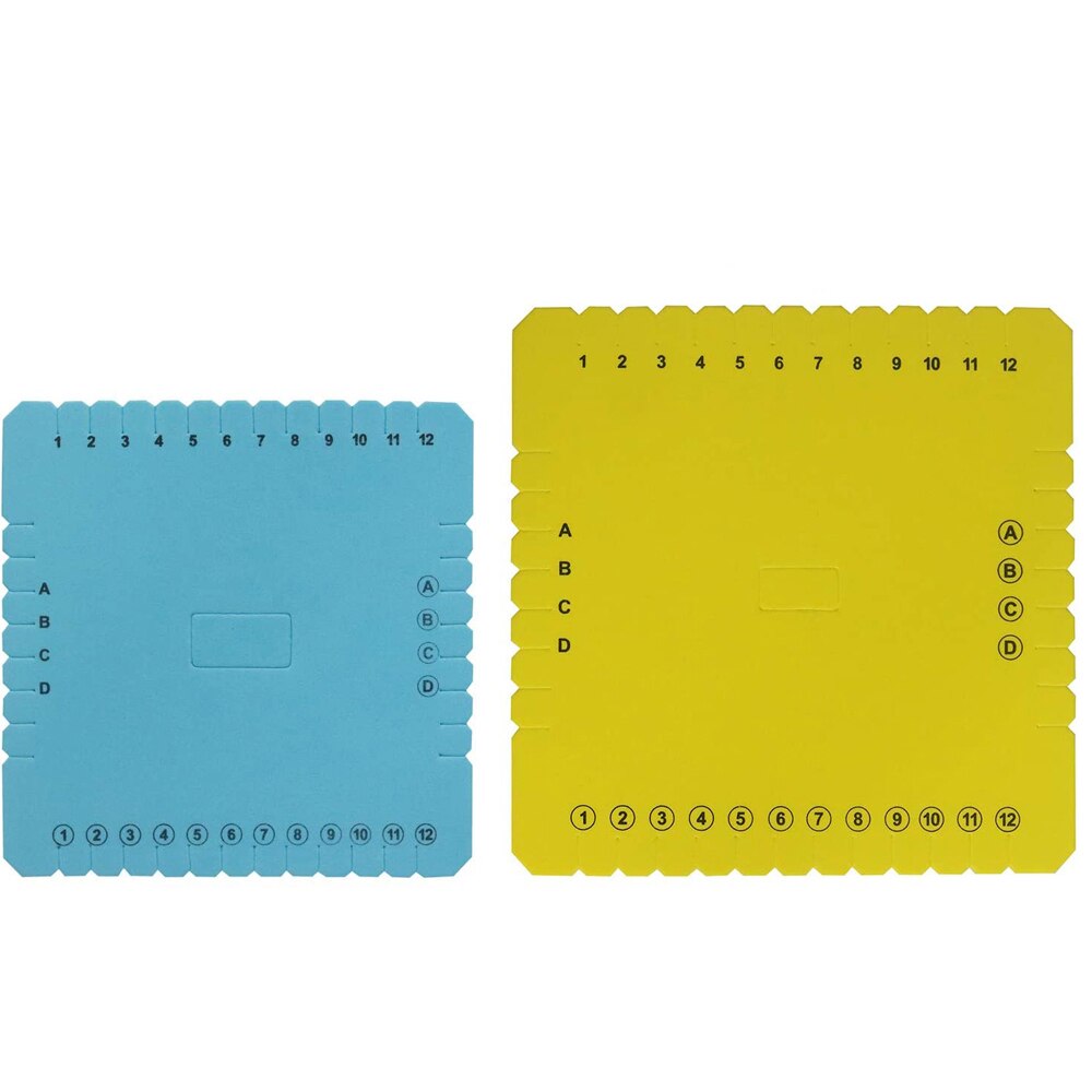 4pcs Multicolour Kumihimo Disks Set Kumihimo Beading Cord Disc Disk Hand Bracelet Knitting Tools Household Braided Weaving Board: S and L Square