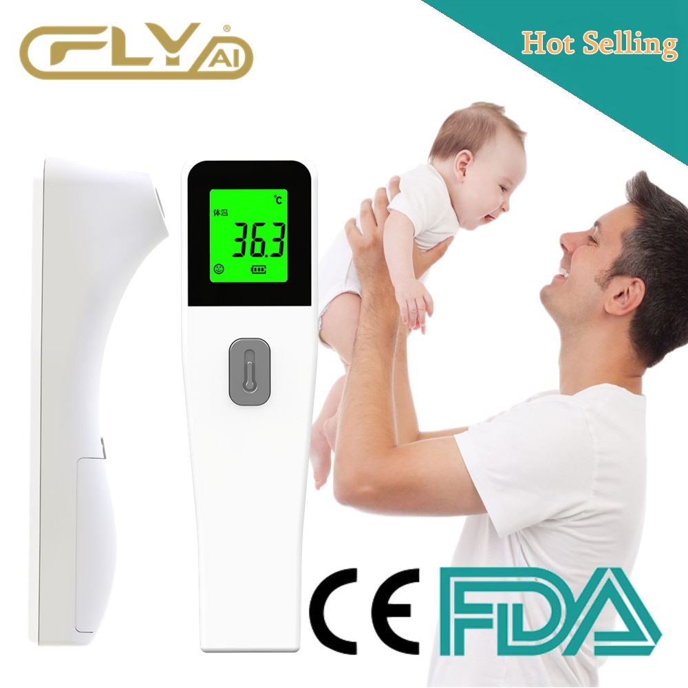 Baby Thermometer Lcd Meting Non-contact Body Ir Kinderen Koorts Voorhoofd Digitale Infrarood Gebruik Volwassen Temperatuur CE FDA Termometro