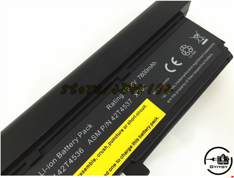 9CELL Battery For LENOVO ThinkPad X200 X200S X201 X201i X201S 42T4834 42T4835 43R9254 42T4537 42T4541 42T4536 42T4538
