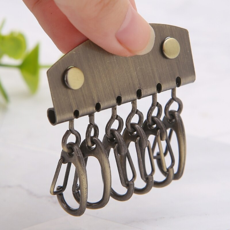 Gør-det-selv hummer låse clips taske nøglering krog nøglering pung pung tilbehør