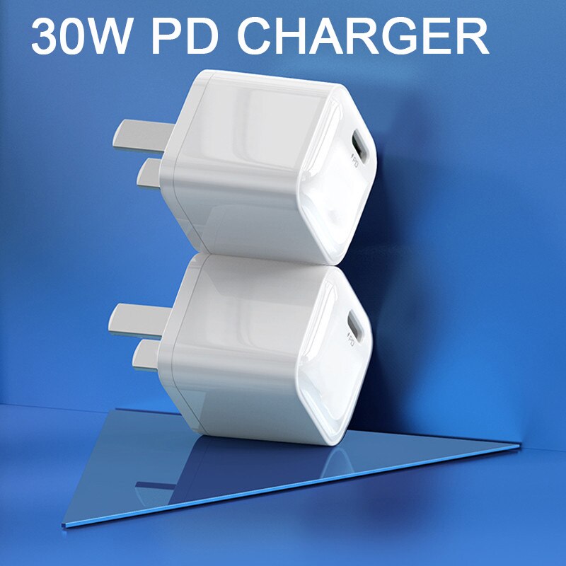 Szybka ładowarka 30w z kablem QC3.0 ładowarka USB C szybkie ładowanie PD typ C szybkie ładowanie dla iphone 12 macbook ipad notebook