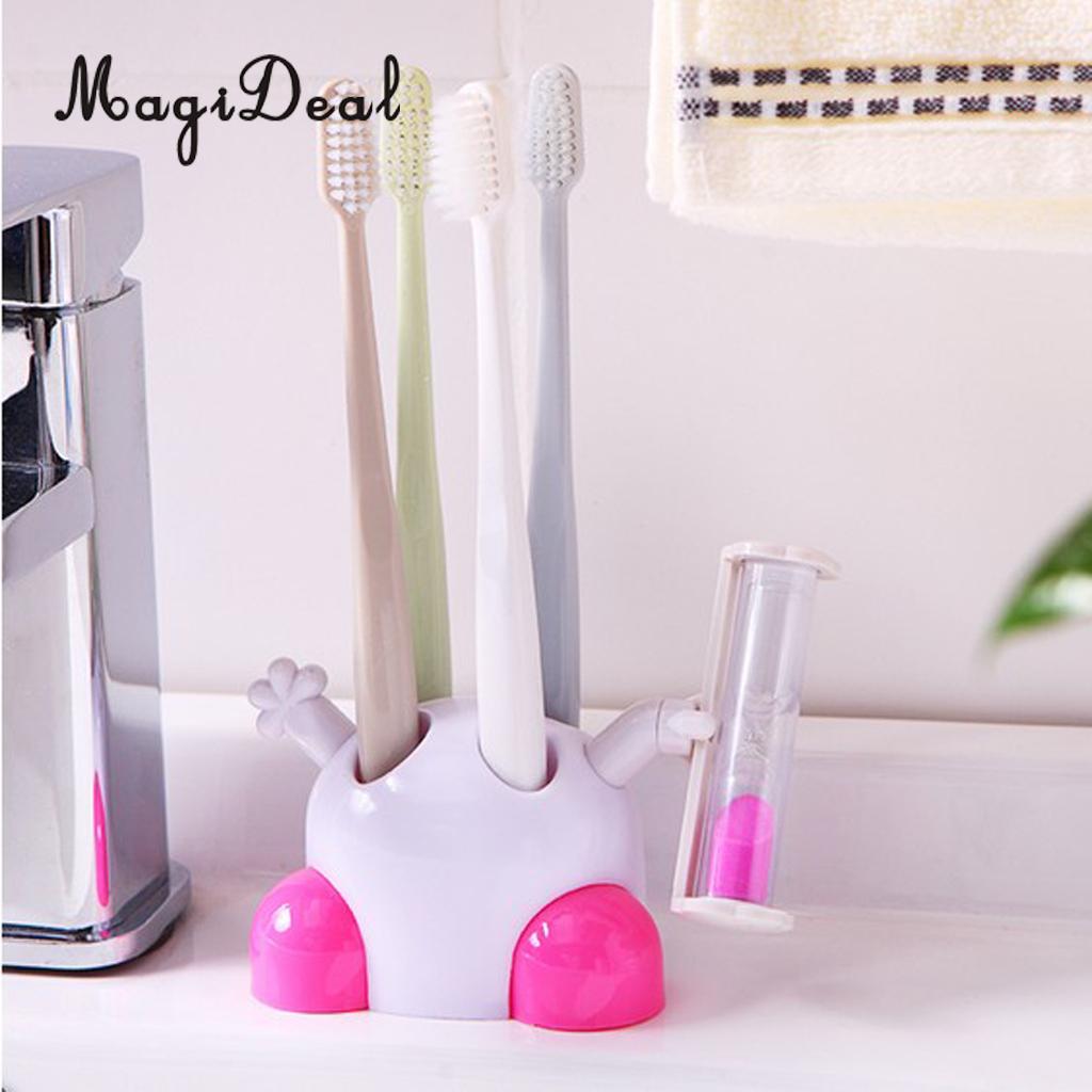 Magideal Tandenborstelhouder 3 Minuut Zandloper Tand Kids Borstelen Zandloper Met Brushholder Cup