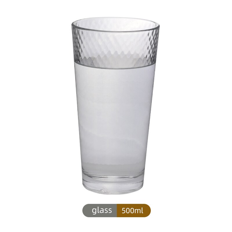 Coffee Glasses Glasses Tea and Milk Cups Drinking Glasses Family Glasses: 500ml