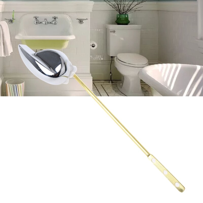 Front/Side Straight Rod/Side Curved Rod Old-fashioned Toilet Copper Rod Handle