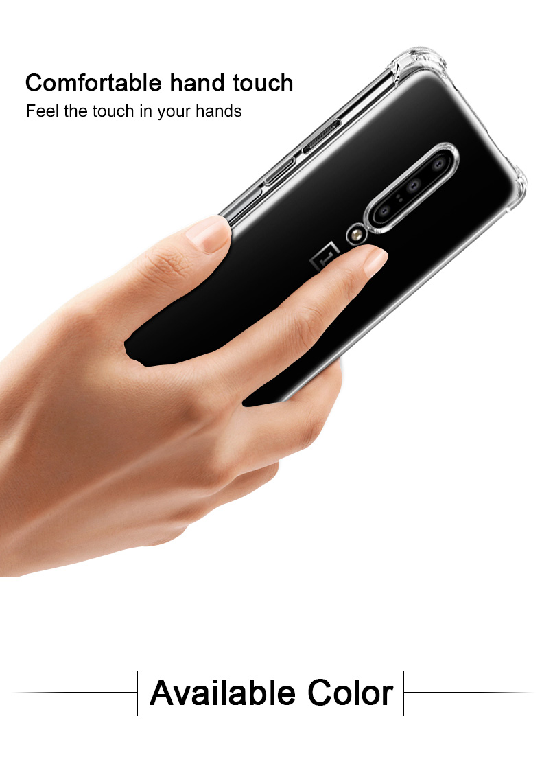 Funda a prueba de golpes con cojín de aire Oneplus Nord N200 CE N100 N10 5G 8T 8 7 7T 9 Pro 6 6T 5 5T 3 3T funda Airbag de silicona TPU para teléfono