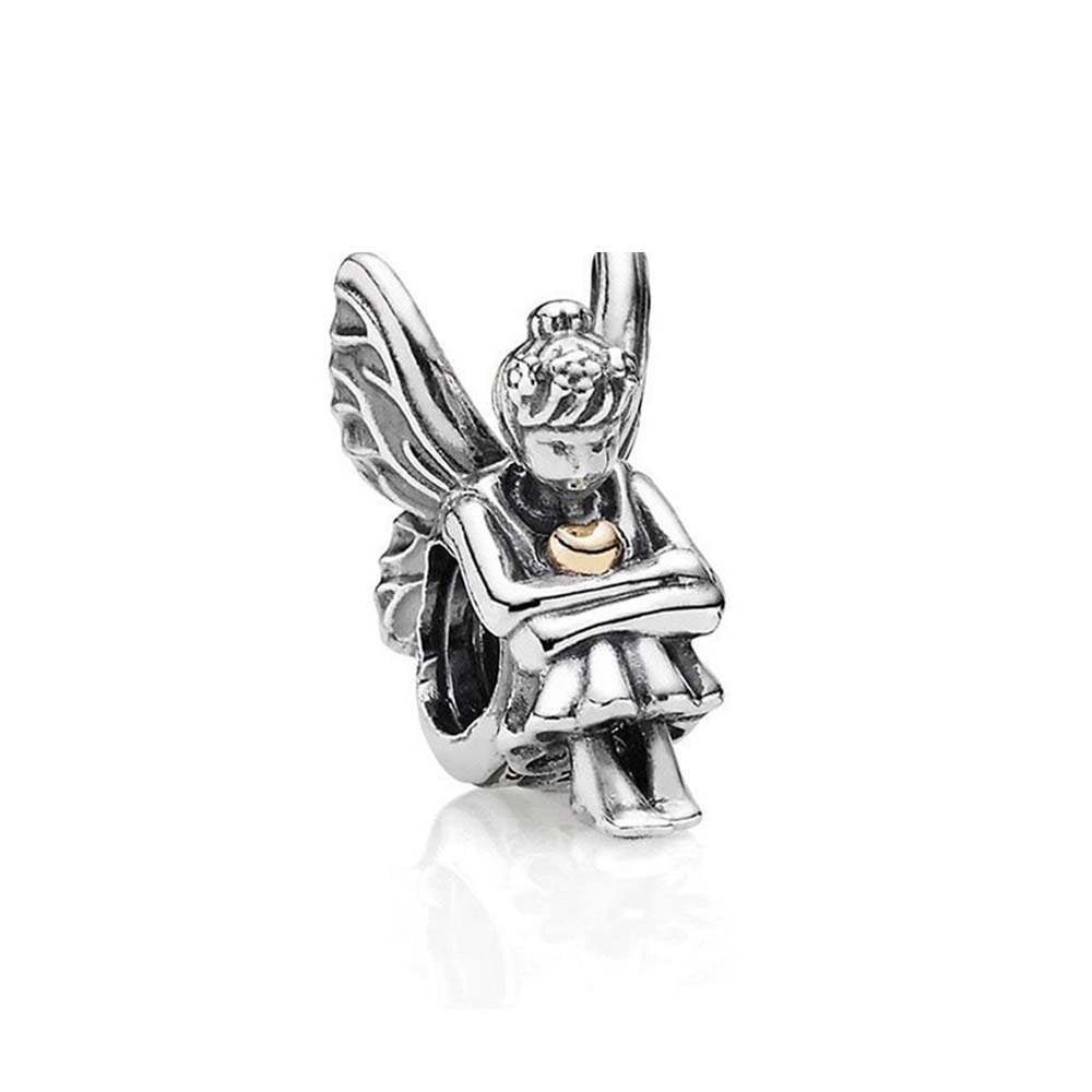 PDB ZZ 31 925 Sterling Silver Jewelry Charm fairy lion head puppy love angel best Freeden Charm Beads.: 791206