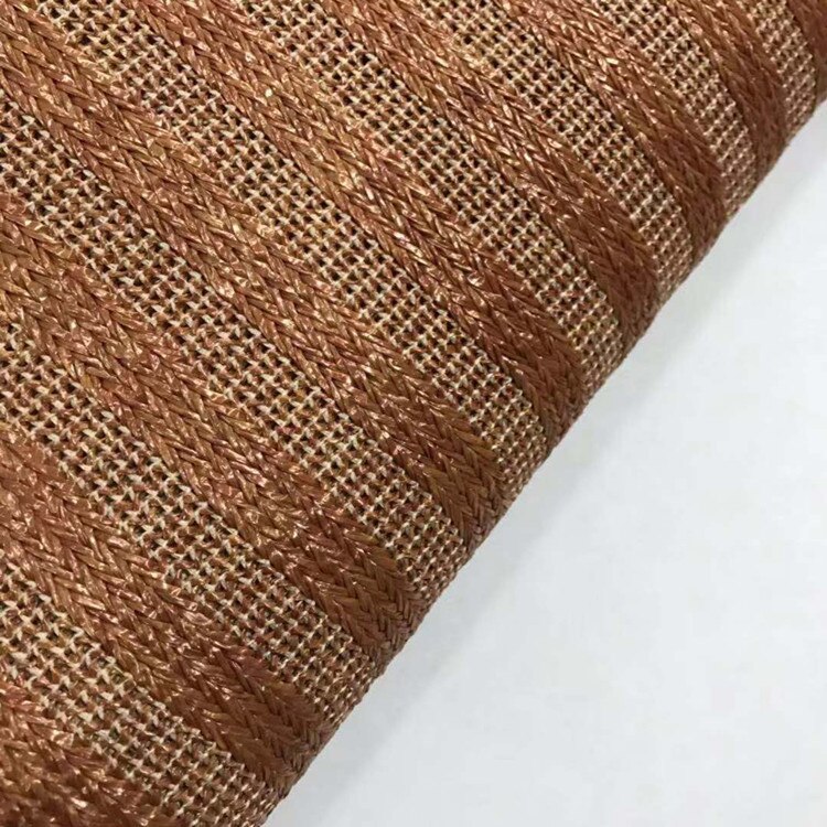 Pp kunstmatige raffia geweven stof ambachtelijke geweven stof rotan stro diy dames strandtas schoenen materiaal tecido de palha