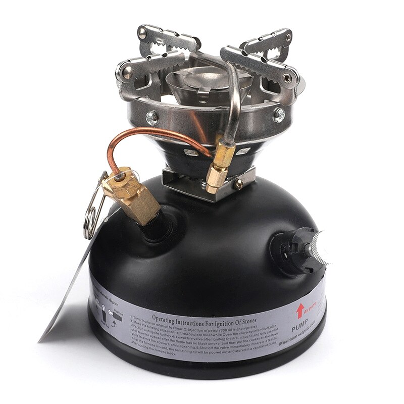 Estufa de Camping a gasolina, estufa portátil para exteriores, Mini combustible líquido, Alcohol, Camping, quemador de Picnic, estufa de aceite de gasolina, utensilios de cocina: Default Title