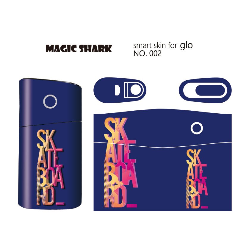 Magic Shark PVC Sticker Case Cover Film for GLO for GLO