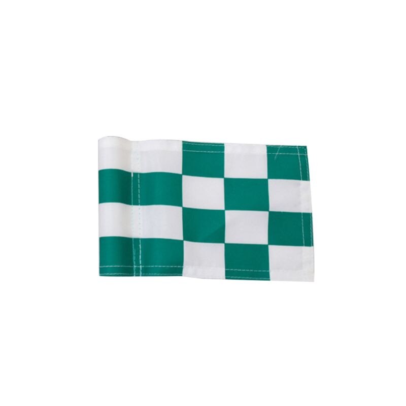 Checkered Practice Training Putting Green Nylon Golf Flags with Tube Inserted CORF