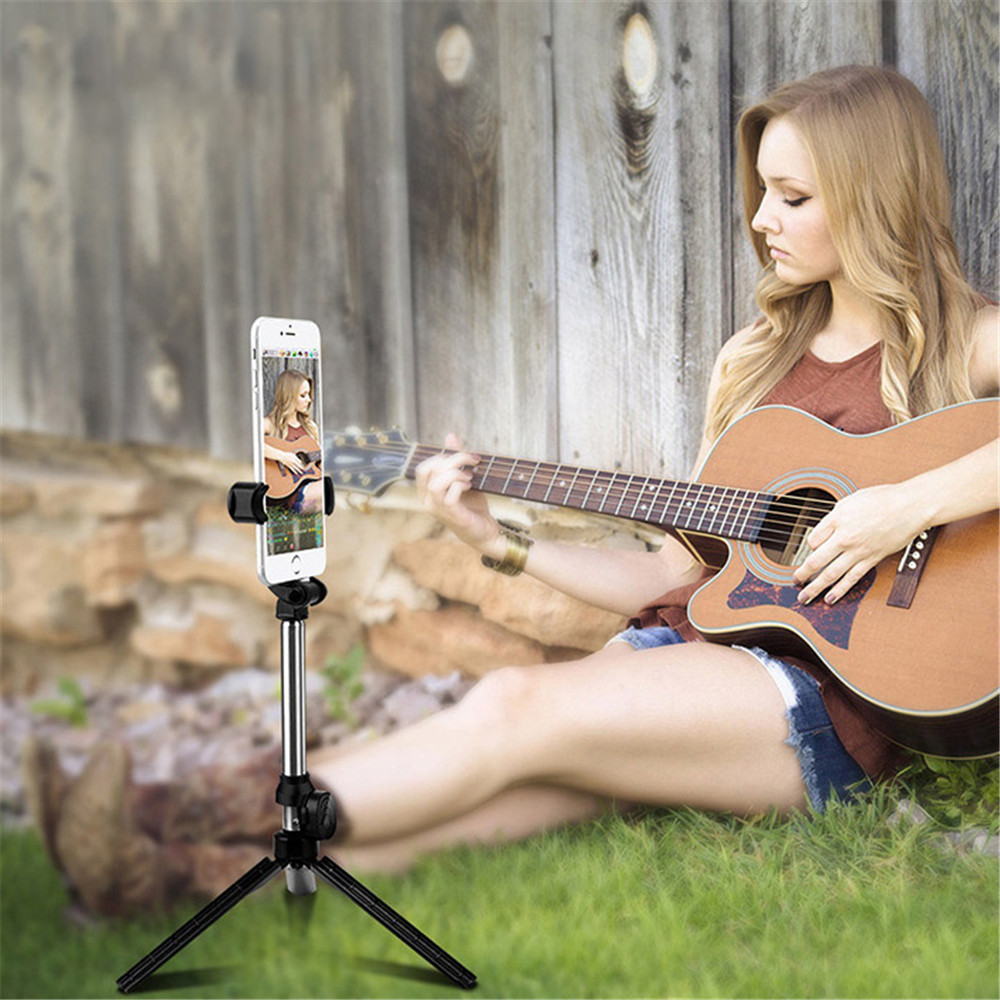 Vara de selfie do tripé controle remoto handheld para o telefone móvel portátil mini bluetooth vara de selfie tirar uma foto atirar um vídeo