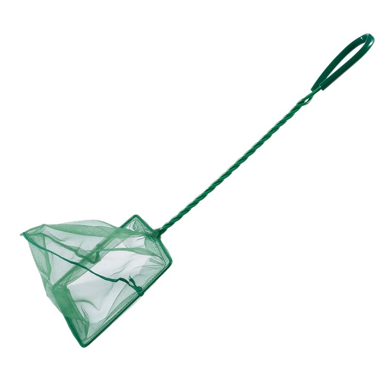 Nylon acuario peces Camarón red mezy, 6 pulgadas, Verde