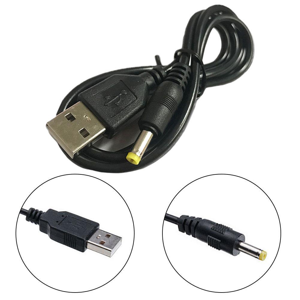 1 stuks 0,8 m kabel, geschikt voor 1000 2000 3000 USB-oplaadkabel USB naar DC 4,0 x 1,7 mm stekker 5 V 1A oplaadkabel