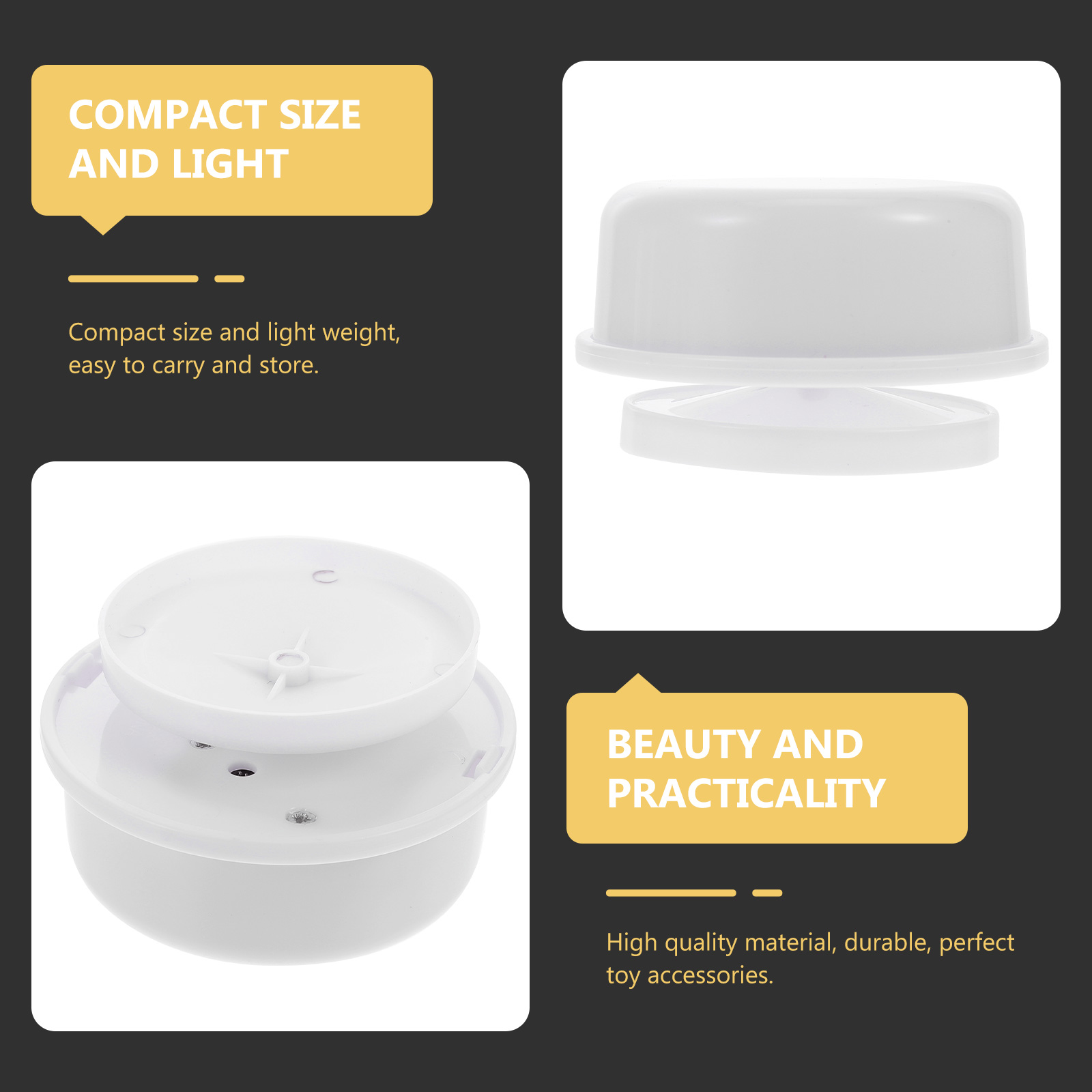 2 Stuks Muziekdoos Basis Uurwerk Klok Voor Diy Sneeuwbal Klei Witte Kinderen Handgemaakt Accessoire