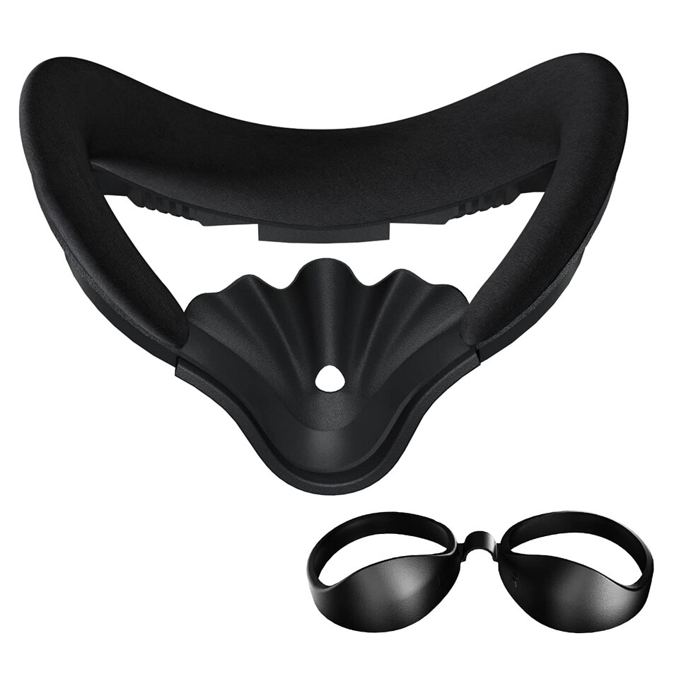 Support d&#39;interface faciale VR, mousse 3D de remplacement pour Oculus Quest 2, accessoires anti-transpirants