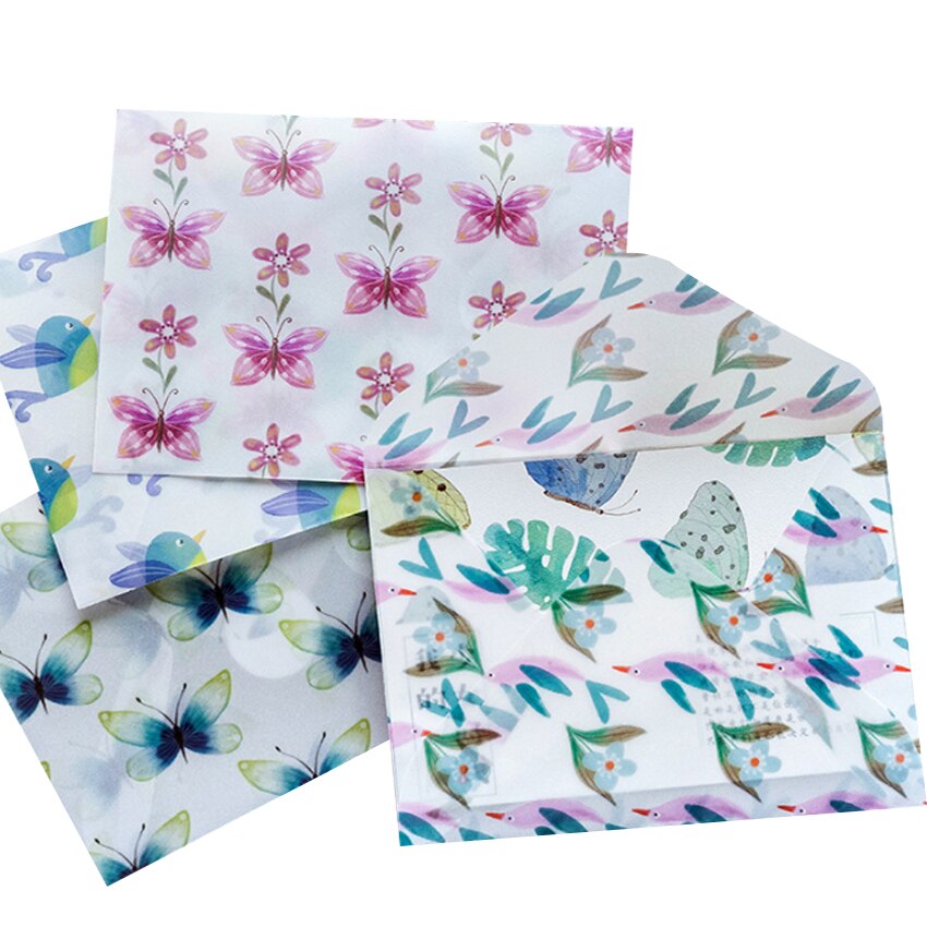 30 pièce papillon enveloppe acide sulfurique papier mariage lettre Invitation 15*10CM: Mixed design