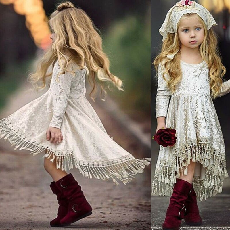 Girl Floral Princess Dress Girls Vacation Dress main image 0