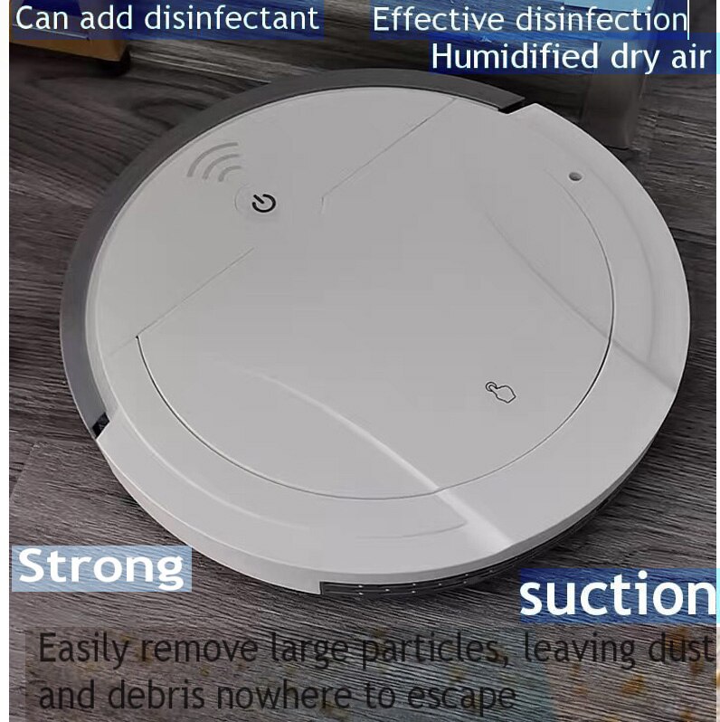 5-in-1 Fully Automatic Multifunctional Smart Robot Vacuum Cleaner USB Charging Sweeping Robot Dry/Wet UV Disinfection Cleaner