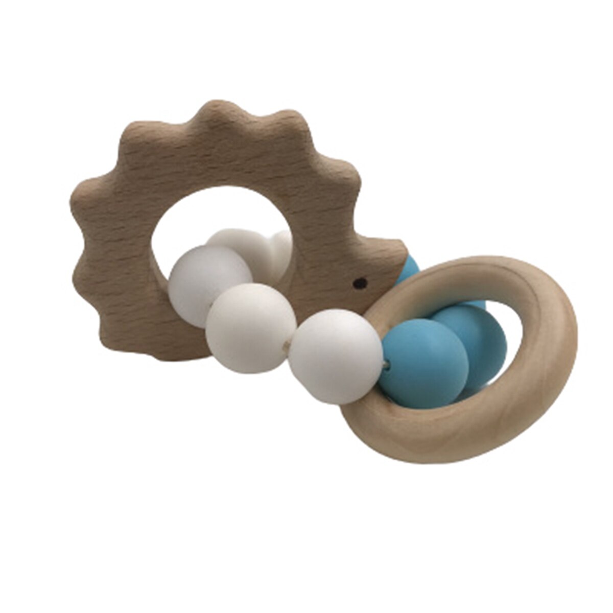 Baby Houten Bijtringen Speelgoed Biologische Olifant Vogel Vis Tandjes Toy Montessori Tanden Grown Speelgoed: D