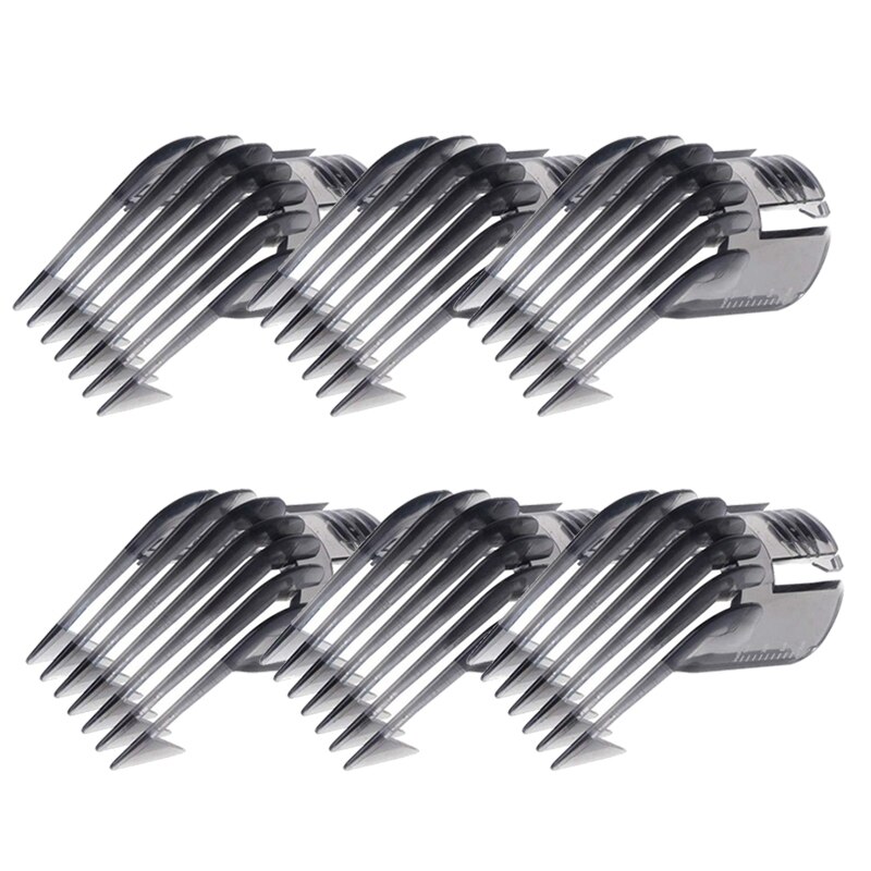 6 Pcs Hair Grooming Comb Clipper Trimmer Razor Gui... – Grandado