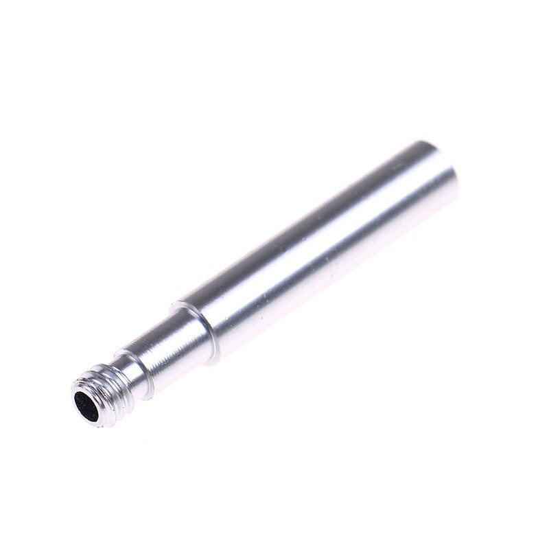 Rallonge de valve presta pour vélo en alliage d'aluminium, 40/50mm capuchons d'extension de valve français, adaptateur de noyau: 40mm argent