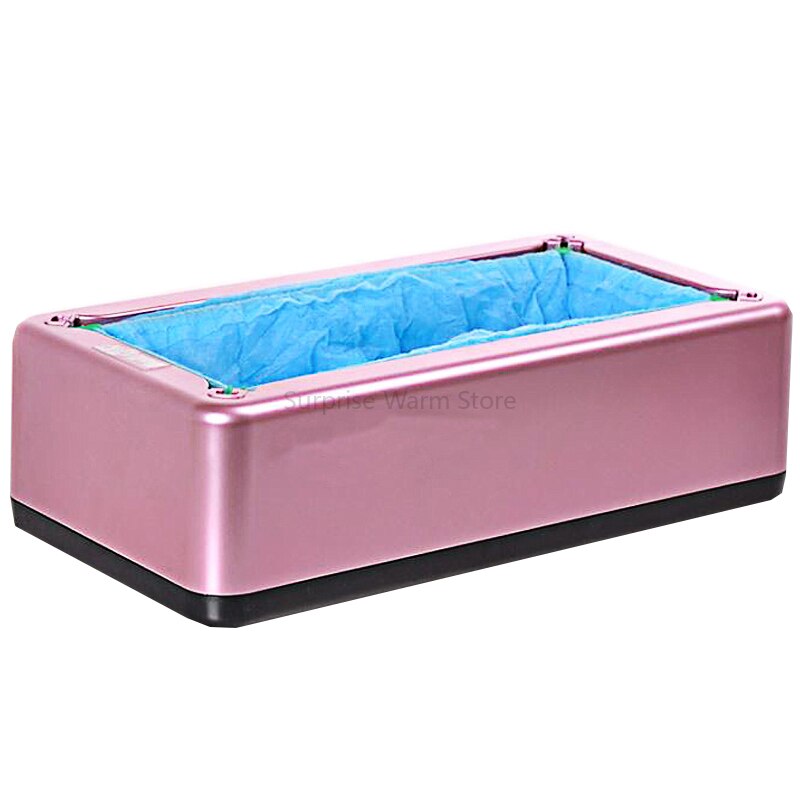 Automatische Schuh Abdeckung Maschine Neue ABS Einweg Schuh Abdeckung Clever Schuhe Film Maschine Labor Tragbare Schuh Maschine 6 Farben: Cwith 100Schuhe Startseite