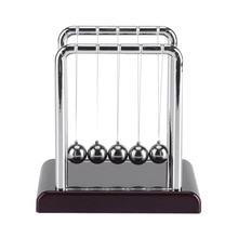 Early Fun Development Educational Desk Toy Newtons Cradle Steel Balance Ball Physics Science Pendulum