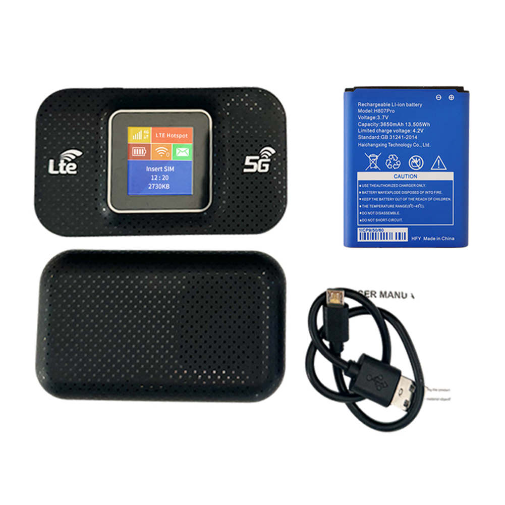 4G Lte WIFI Router Sim Card Slot Wireless Portable Router 3650mAh Mini Outdoor Hotspot Mobile WiFi Router WIFI Hotpot for Car