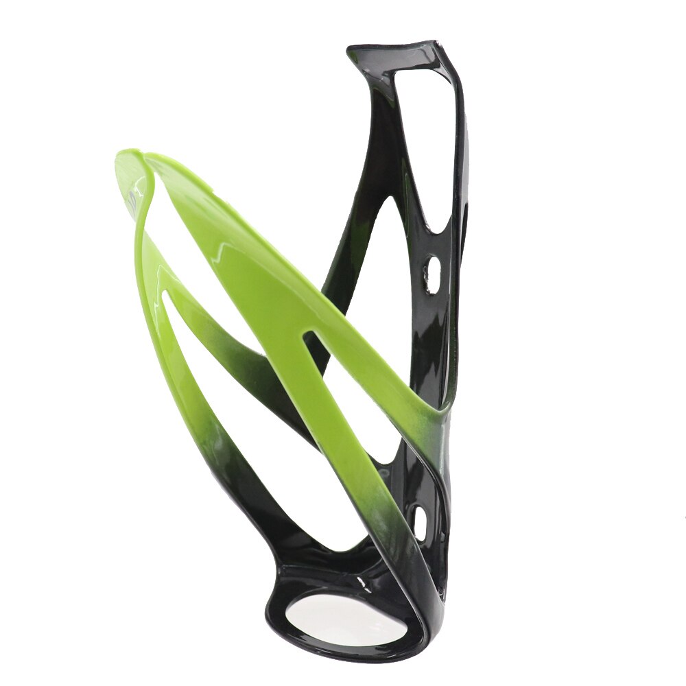 road bicycle bottle cage carbon fiber nylon fiber hybrid material bike bottle holder mtb bicycle water bottle holder: green