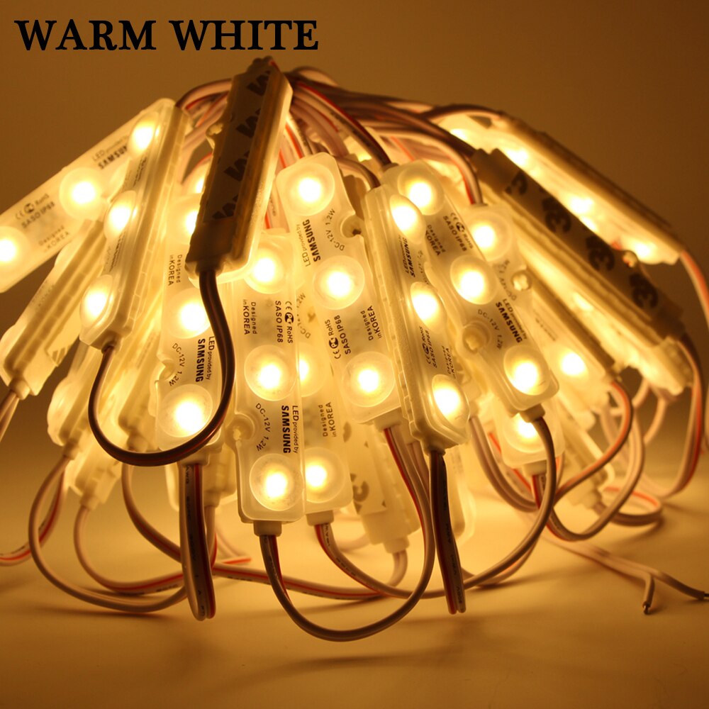 1.2W Samsung Chip Led Module Licht 3LED Super Heldere Reclame Waterdichte 5630 Led Module Lamp Led Teken Backlight 12V