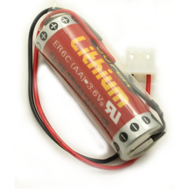 Original MAXELL ER6C AA 14500 3.6V 1800mAh F2-40BL FX2N-48MT PLC CNC Industrial Lithium Battery with Plug