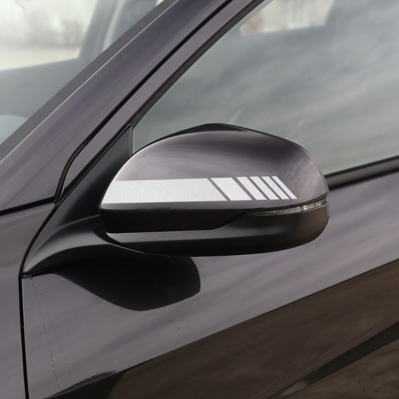 Car-styling Side Rear View Mirror Stripes Stickers for Volvo S40 S60 S80 S90 S40 XC60 XC90 V40 V60 V90 C30 XC40 XC70 V70