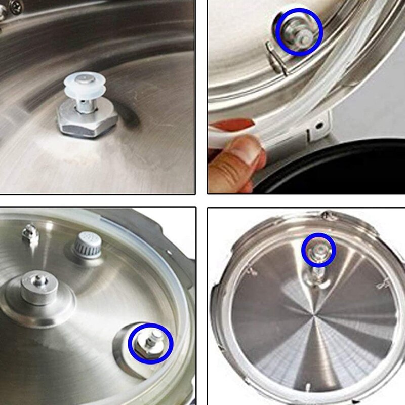 2 Pack Steam Release Valve With 10 Pcs Universal Replacement Floater And Sealer For Replacement Parts Pressure Cookers