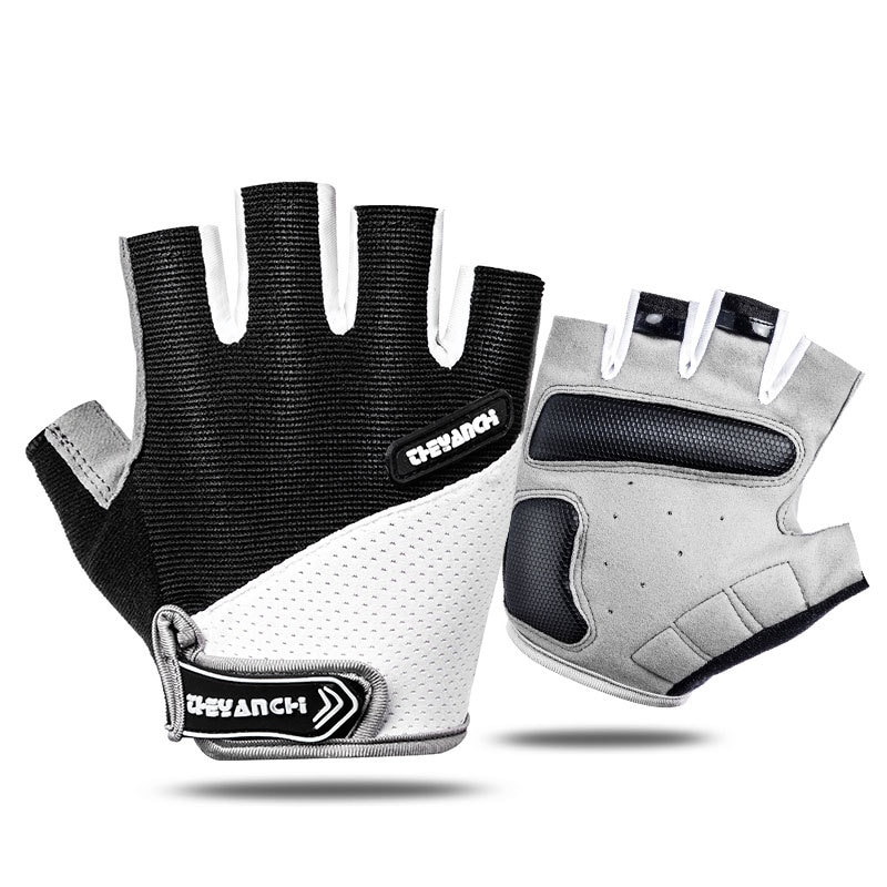 INBIKE Fietshandschoenen Heren MTB Handschoenen Volledige Vinger Dames Mountainbike Gewatteerde Fiets Touchscreen Mannen Vrouwen Zwart L