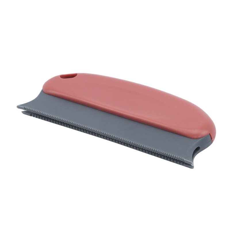 Spazzola per cani spazzole per la rimozione di pellicce a pelo lungo Abs di alta qualità animali domestici leggeri canna gatto pettini per toelettatura per cani barbiere 1PC: carne rosso