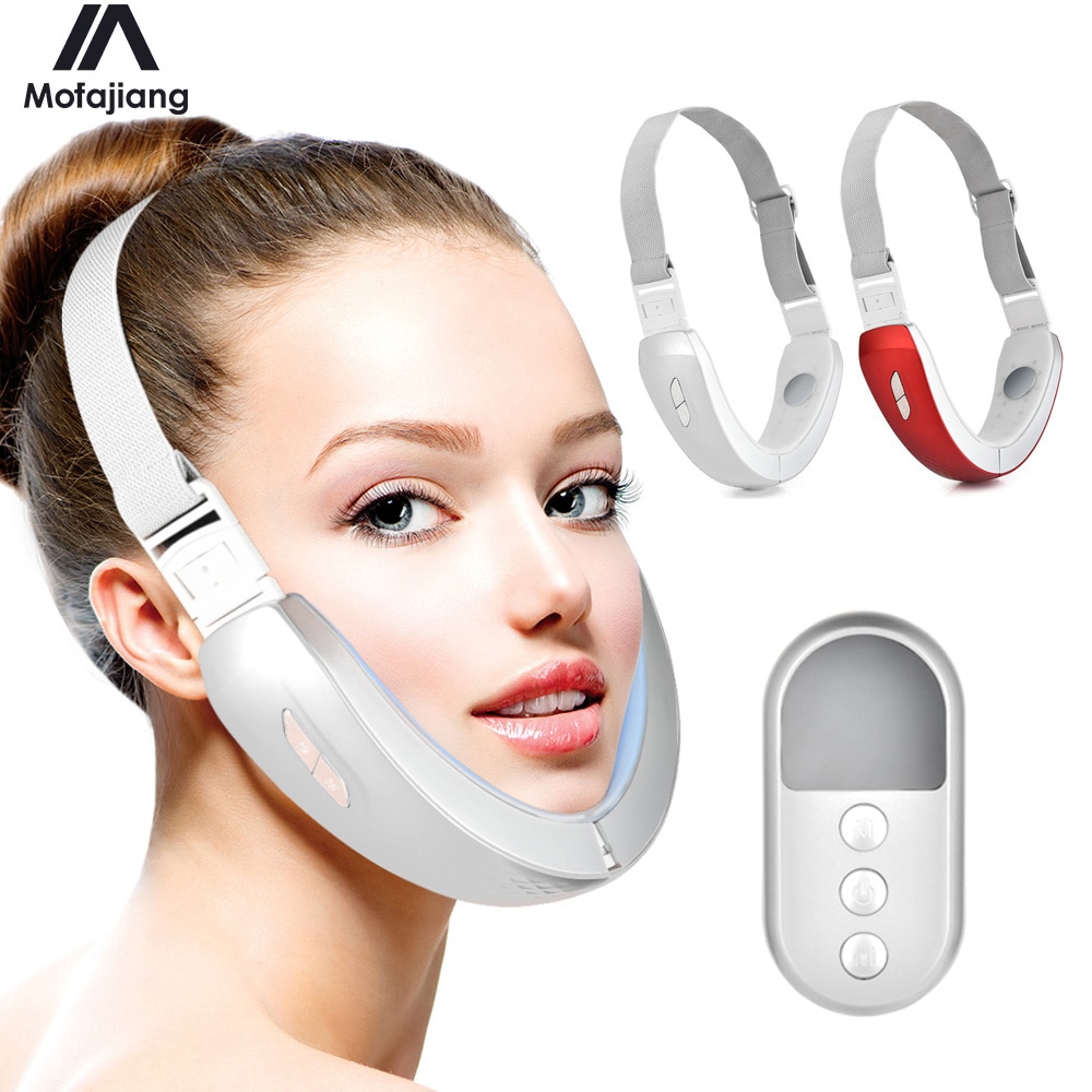 Dispozitive de lifting facial bandaj de masaj pentru îndepărtarea bărbiei duble microcurenți terapie cu led aparate de înfrumusețare mașină de bandă pentru riduri