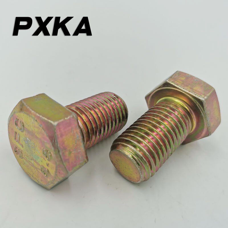 M20 8.8 grade couleur zinc vis hexagonale boulon M20 * 30-35-40-50-60-70-150
