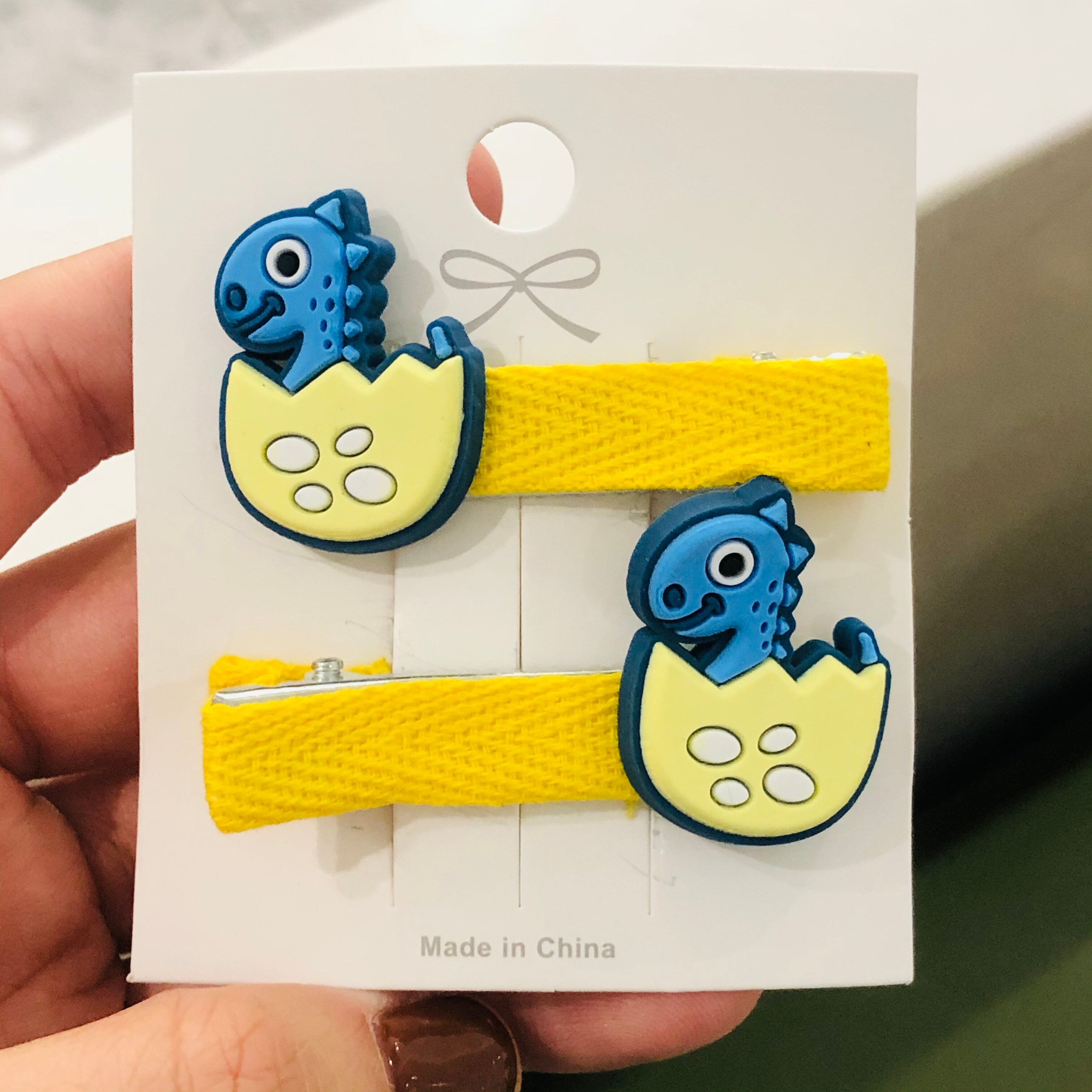 2 Teile/satz Mädchen Nette Dinosaurier Ebene Gewinde Tuch Haarnadeln freundlicher Süße Haar Clip Barrettes Stirnband freundlicher Haar Zubehör