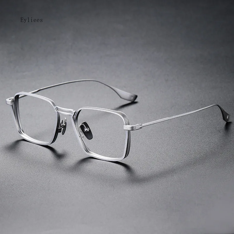 Lunettes de myopie classiques de forme carrée pour hommes et femmes, lunettes transparentes dioptriques, style d'affaires, 0 ~-5.0: Bleu / Rouge