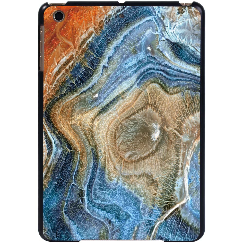 KK&LL For Apple iPad Mini 1/2/3 A1432 A1454 A1490 A1491 A1600 A1601 - tablet PC Plastic marble pattern Slim Stand Case Cover
