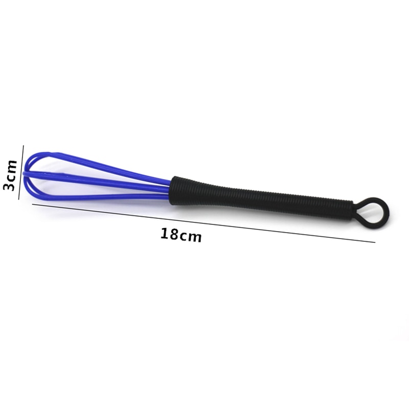 1 pièces Salon de coiffure teinture crème fouet en plastique mélangeur de cheveux barbier agitateur soins des cheveux outils de coiffure couleur aléatoire: 02