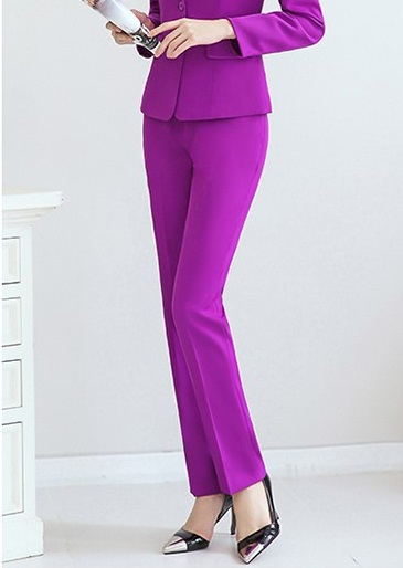 Formal OL Styles Women Business Work Wear Pants Trendy Skinny Leggings Female Trousers Capris Formal Pants: 4XL / black