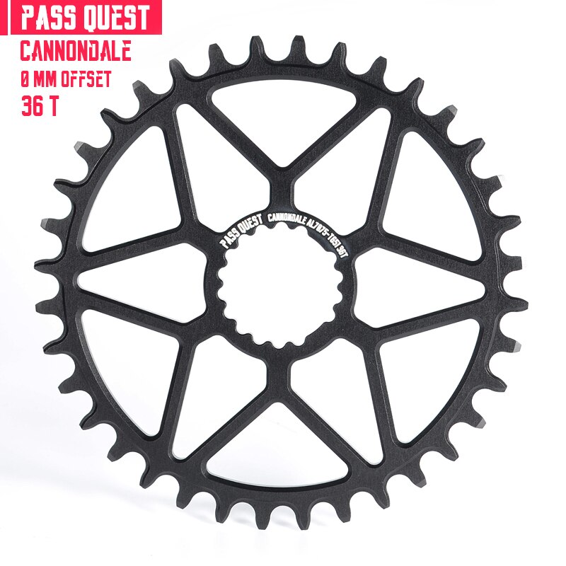 Pass Quest For CANNONDALE si ss 0mm Offset Bike Chainwheel 28T 30T 32T 34T 36T 38T 40T Bike Chainrings mtb parts: 36