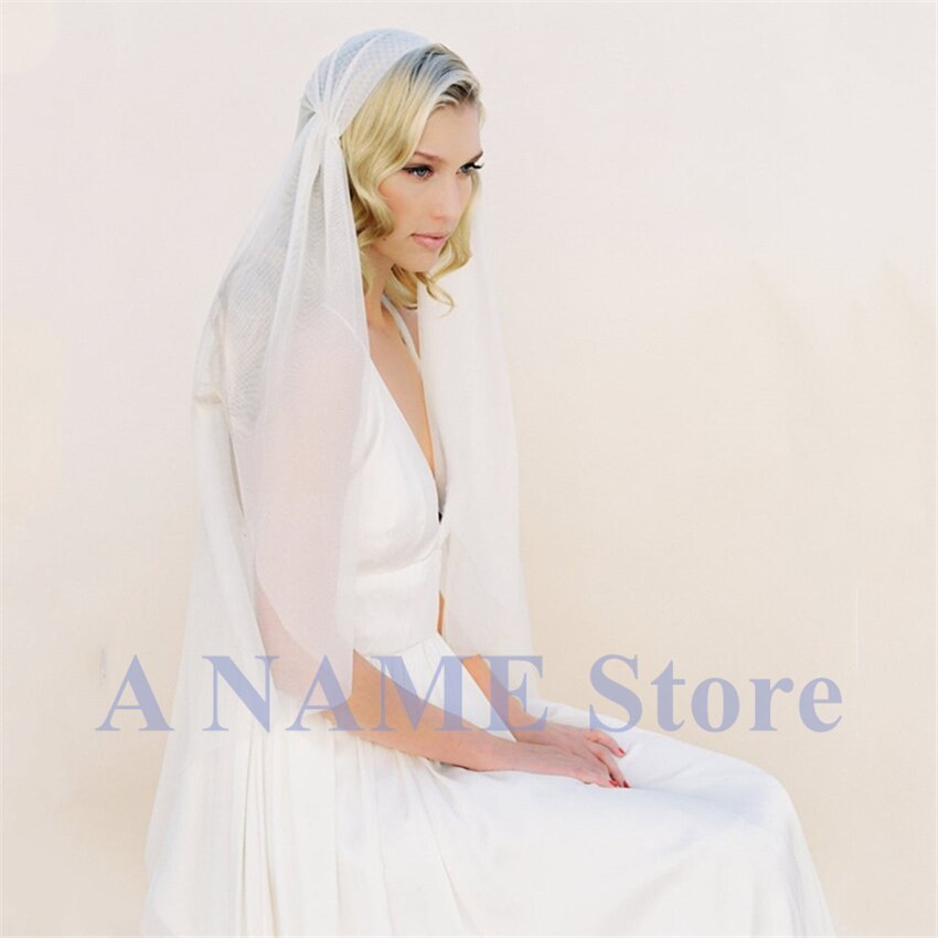 Jahrgang 1950s Juliet Kappe Schleier Braut Hochzeit Schleier Braut Lange Elfenbein Weiß Tüll Schleier velos de novia Schleier mariage