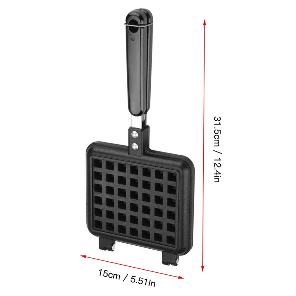 Household Waffle Bake Maker Kitchen Non-Stick Aluminum Alloy Waffle Maker Pan Mould Mold Press Plate Waffle Iron Baking Tools