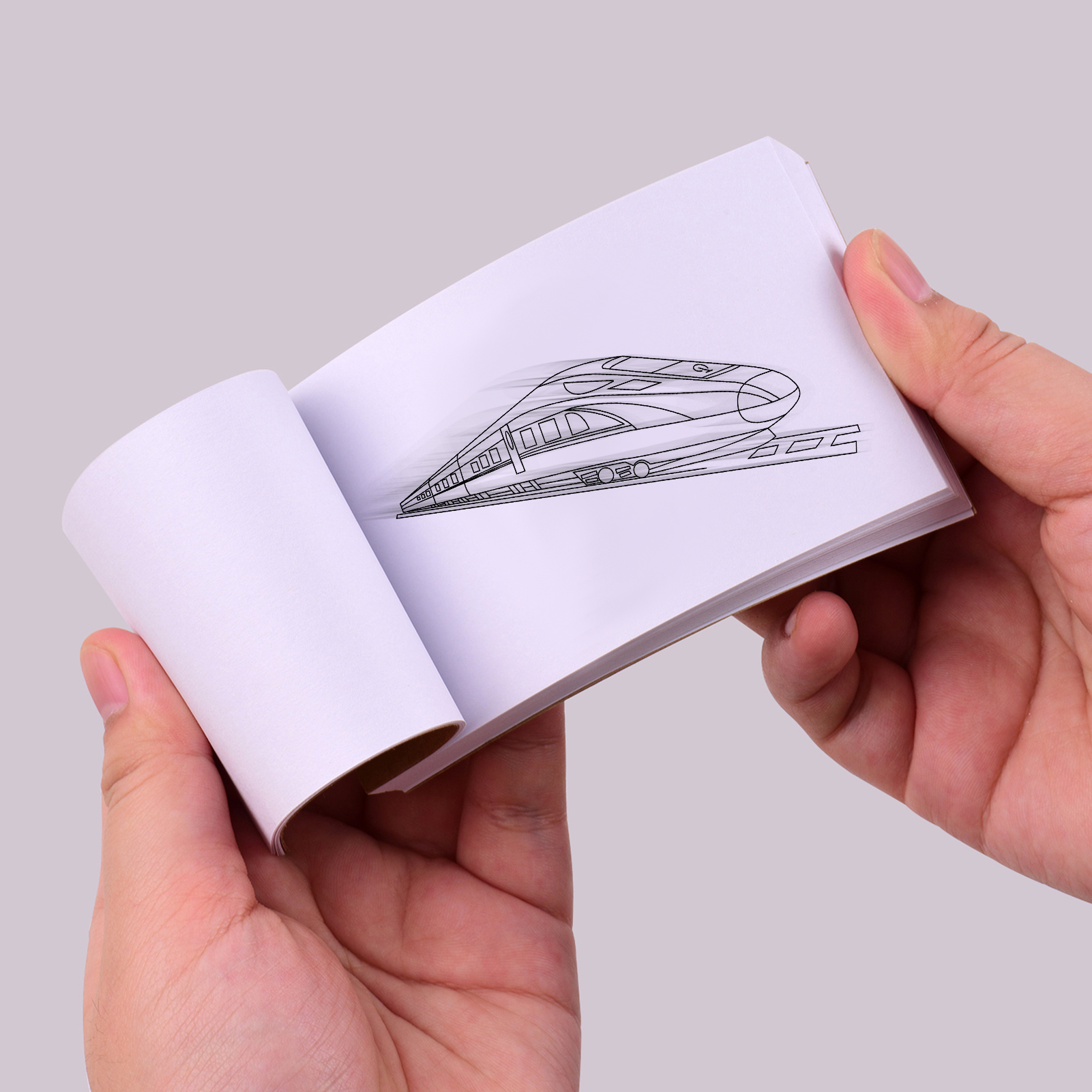 Blank Flip Book Kit with 300Sheets Animation Paper Flipbook Binding Screws for LED Tracing Light Pad Drawing Sketching Animation