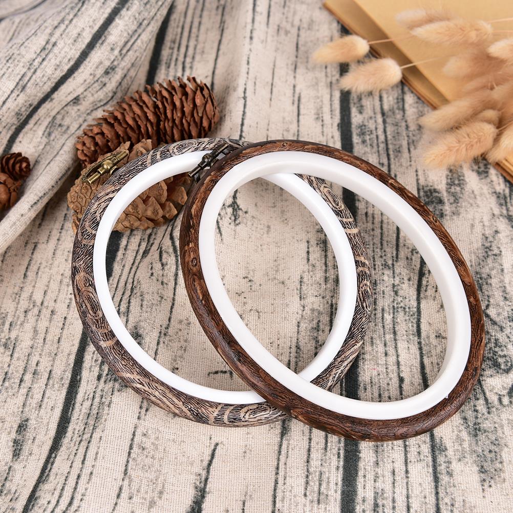 12-21cm Embroidery Hoops Frame Set Bamboo Wooden Embroidery Hoop Rings For DIY Cross Stitch Needle Craft Tools