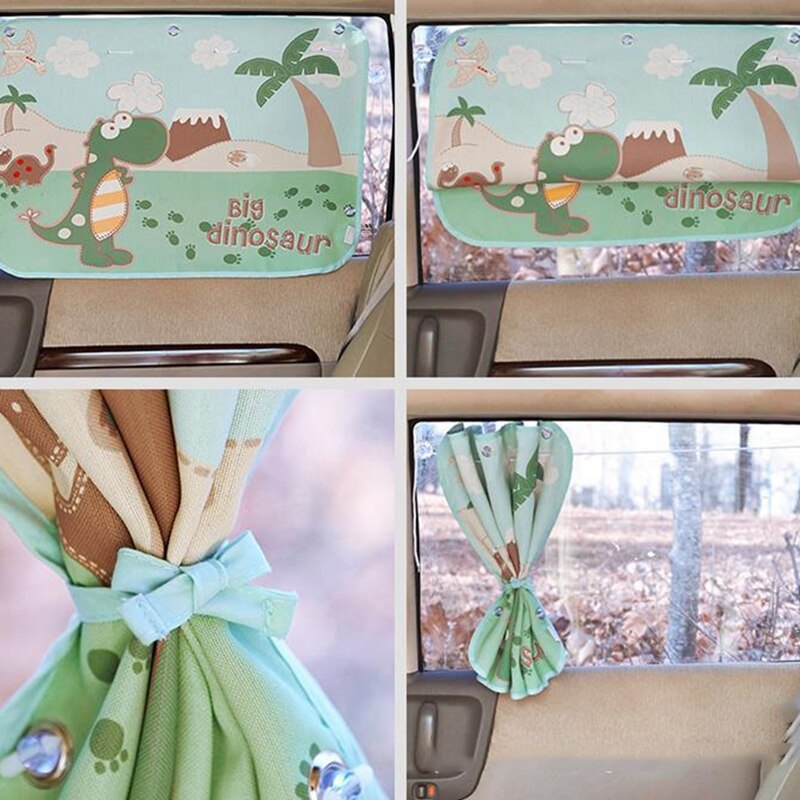 Car Sun Shades Car Window Shades for Rear and Side Window Car Heat Shield Protect Baby Window Shade Adjustable Sunscreen Curtain: 5