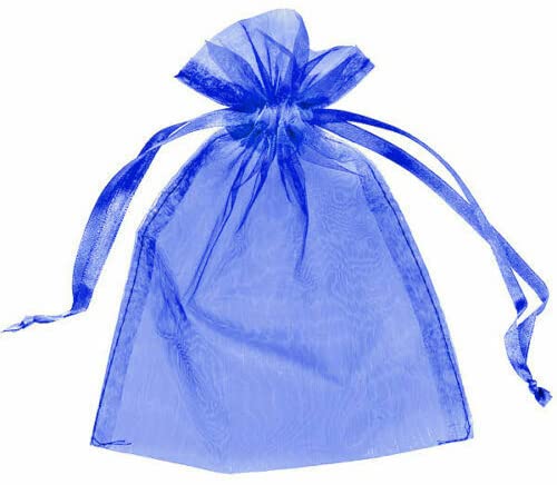50Pcs Aardbei Druiven Fruit Bescherming Zakken Ongediertebestrijding Anti-Vogel Tuin Netting Zakken Mesh Druif Bag Planter Grow tassen: Blue / 10x15cm